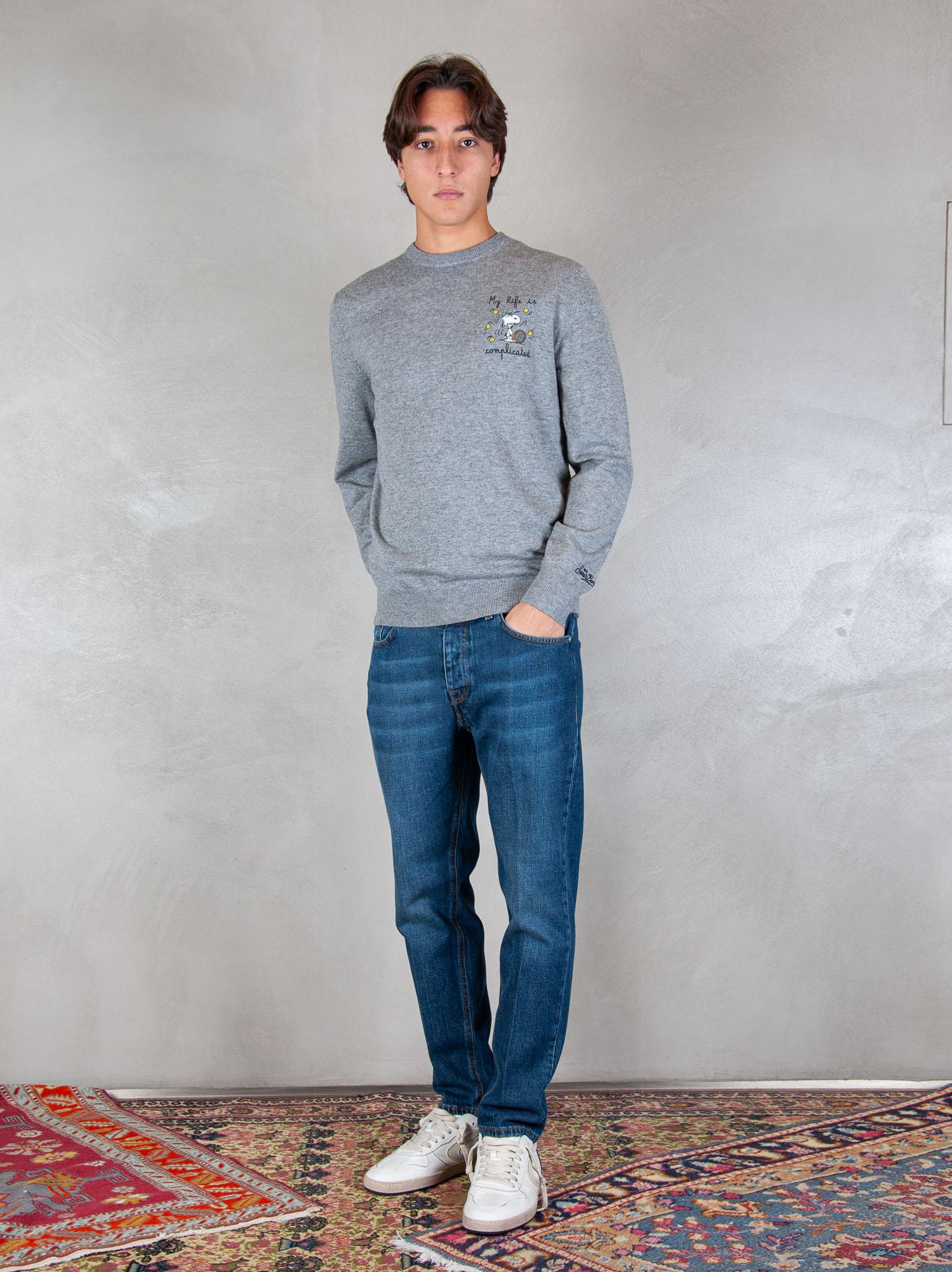 MC2 Saint Barth maglia Heron embroyed wool HER0024 00543I MC2 St Barth 