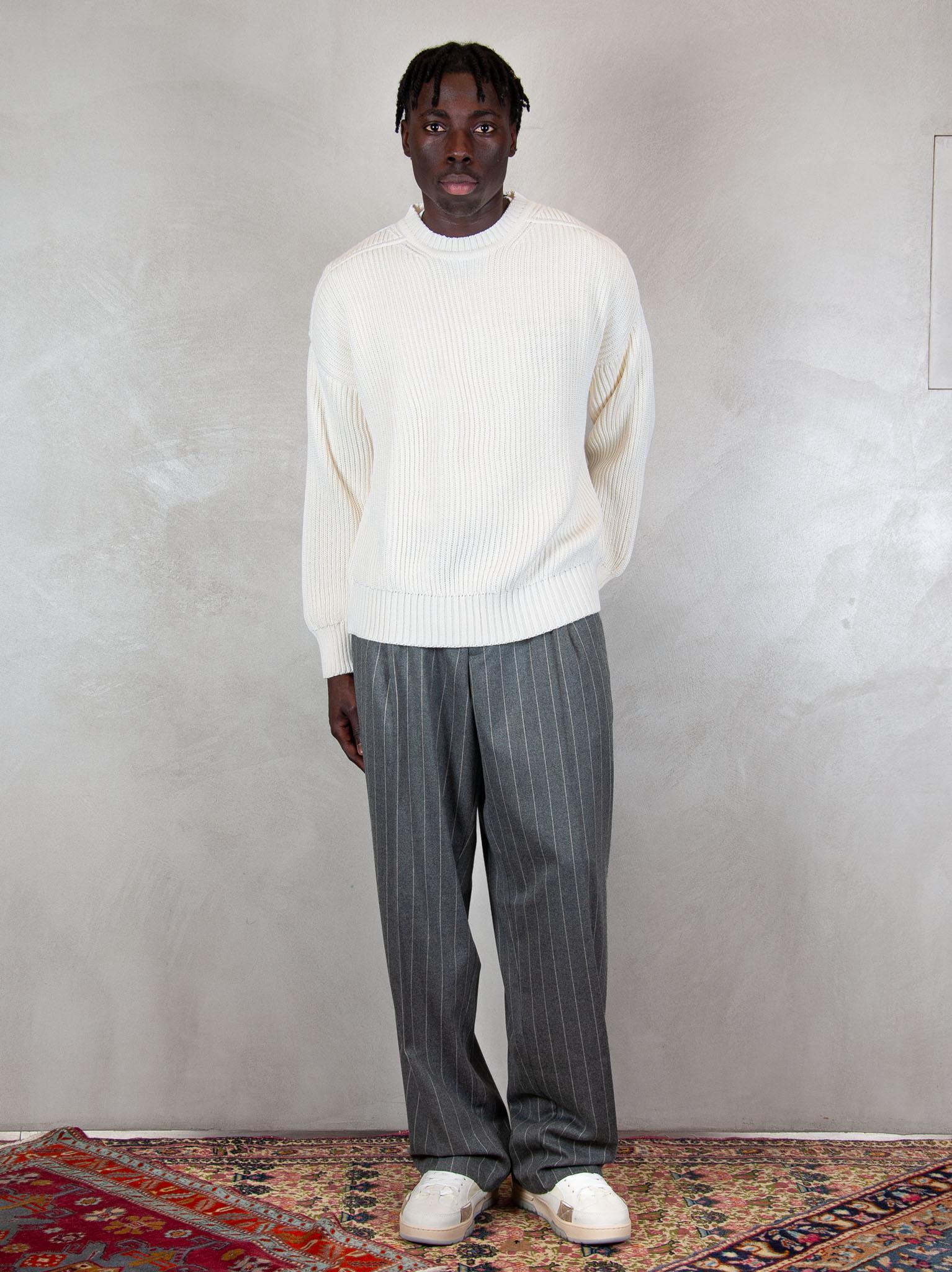 Hi Five Pantalone  Loose pant LOOSE GREY STRIPE Hi Five 
