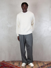 Hi Five Pantalone  <BR/>Loose pant LOOSE GREY STRIPE Hi Five 