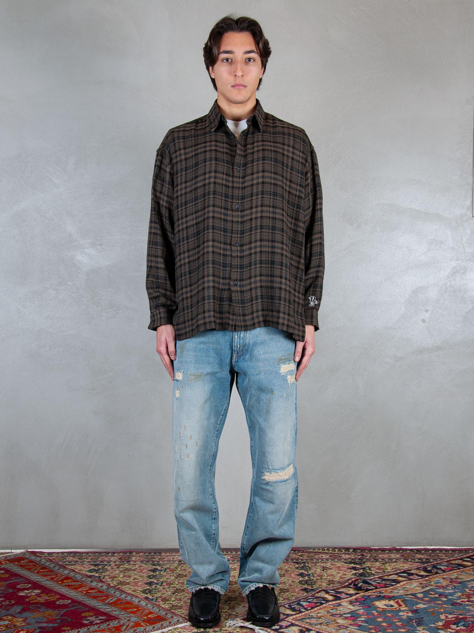 Hi Five Camicia Mauder shirt MAUDER CHECK BROWN Hi Five 