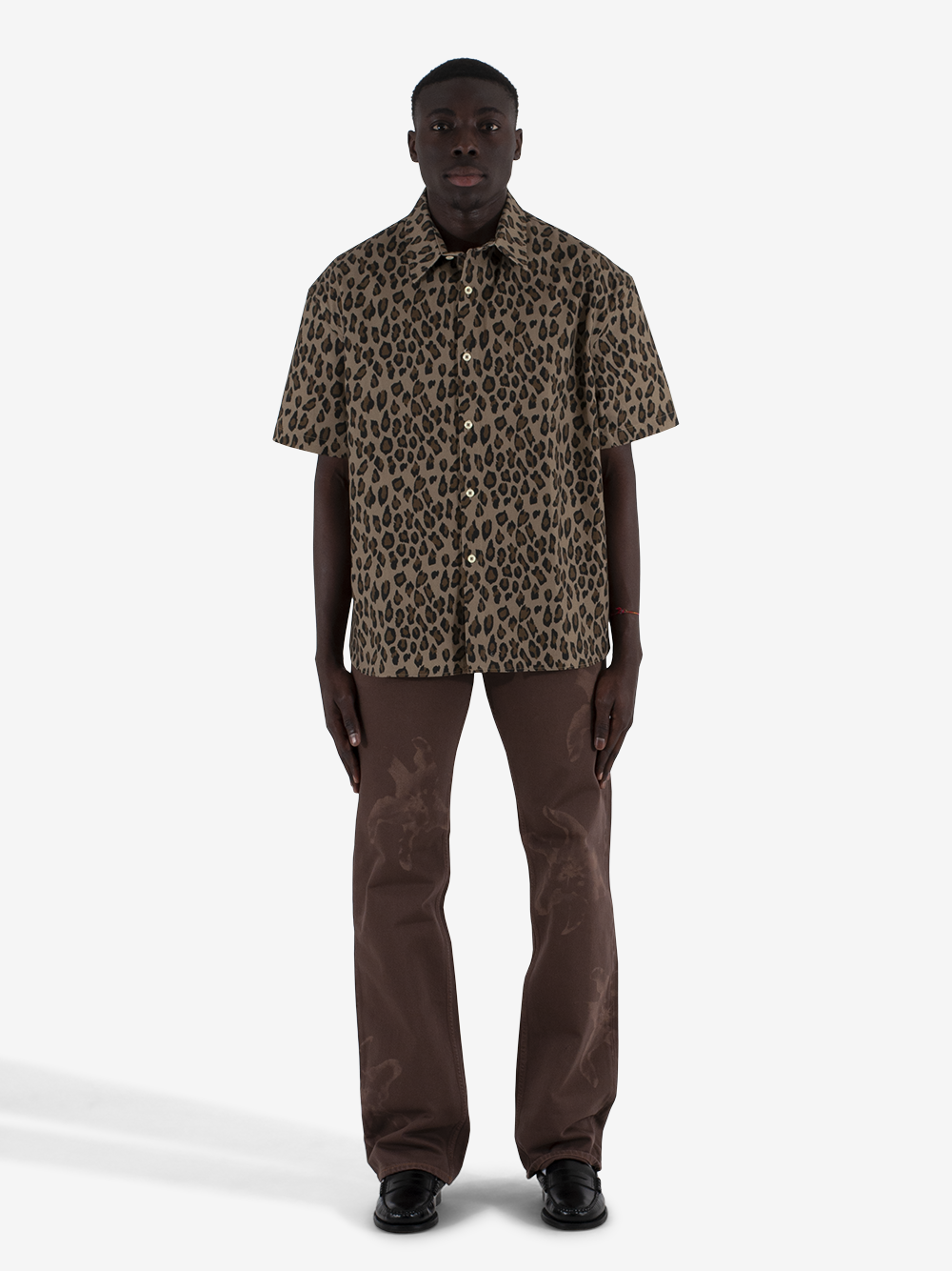 Flower Bootcut Jeans