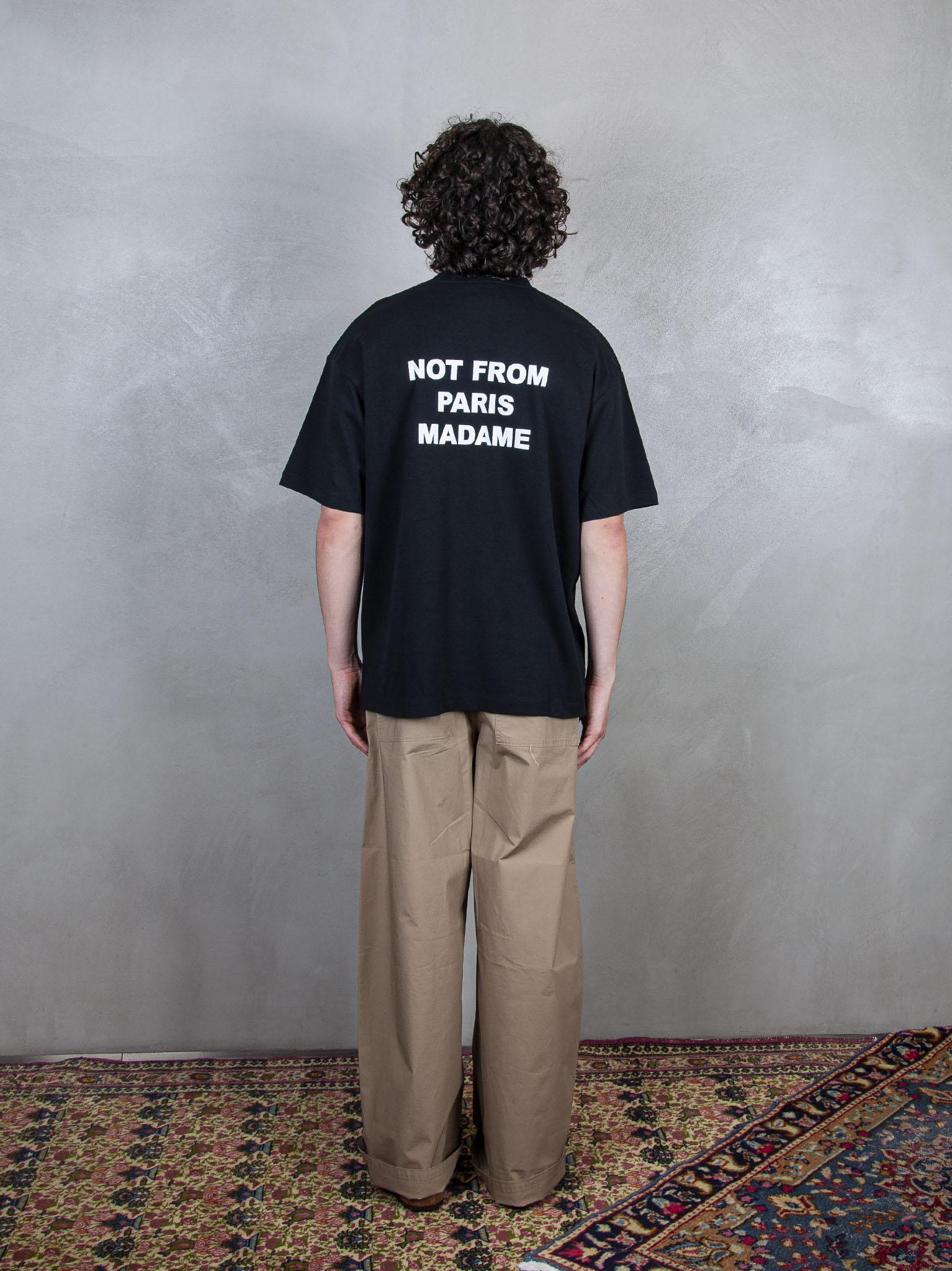 Le T-Shirt Slogan TS203-CO002 BL Drôle De Monsieur 