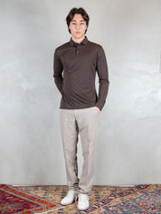 Raphael1966 Polo <BR/>Cotone Pimal DK17101 MORO Raphael - Dkt 
