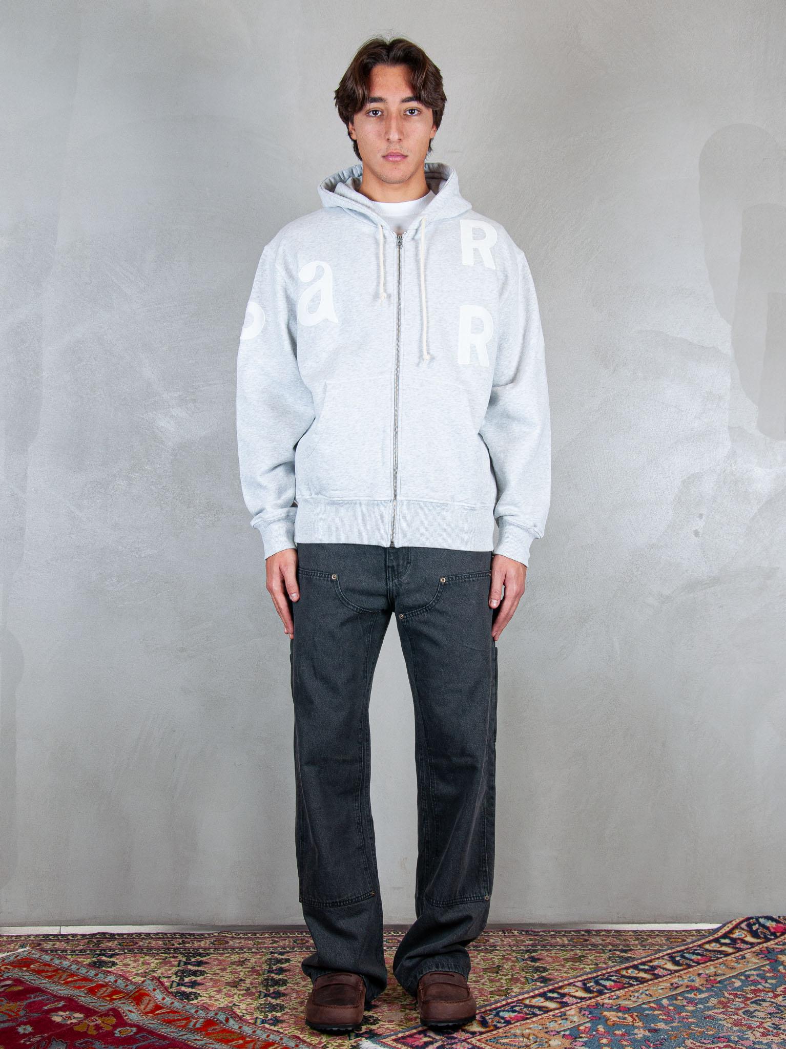 Parra Felpa World Salad zip hooded 54131 HEATHER GREY Parra 