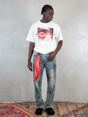 Acupuncture T-shirt <BR/>Eye Cry EYE CRY EGG WHITE Acupuncture 