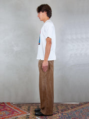 Parra T-shirt <BR/>No Books tee 54105 WHITE Parra 