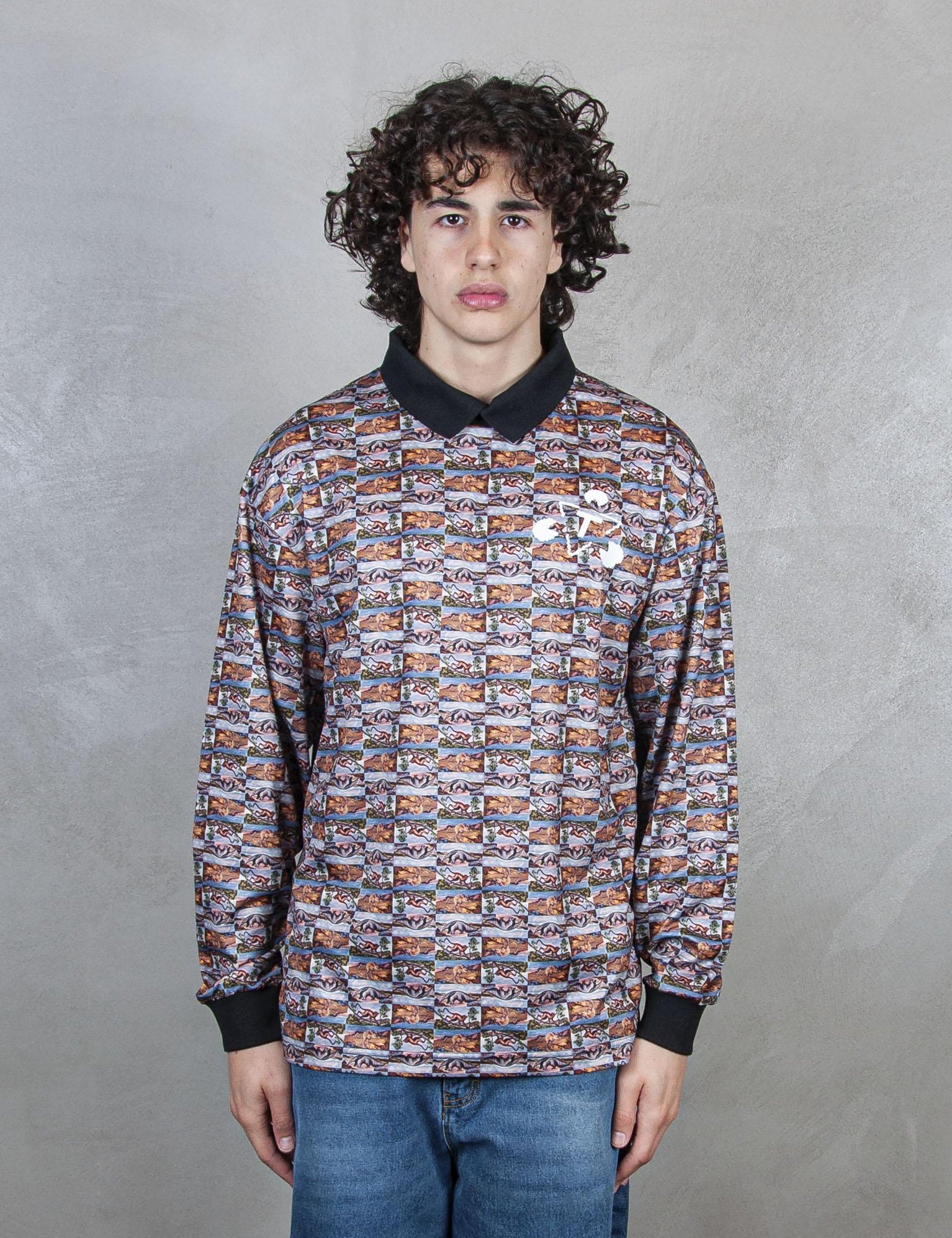 >Therminal Football Shirt ls SHT002 ANIMAL PRINT TTT 