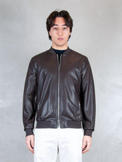 Markup Giubbotto <BR/>Bomber Ecopelle MK14005 MORO MarkUp 