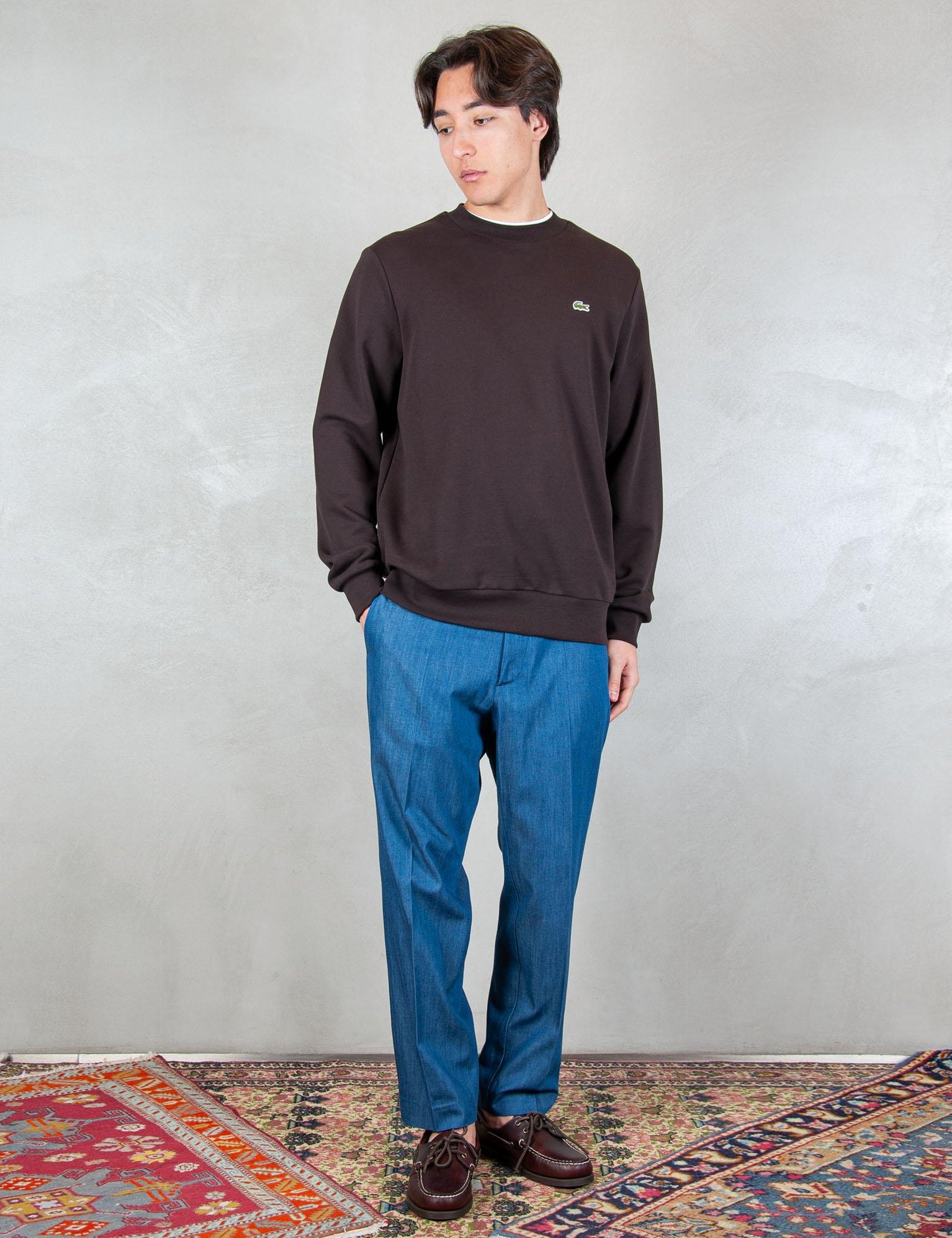 >Felpa Girocollo SH9801 3LA Lacoste 