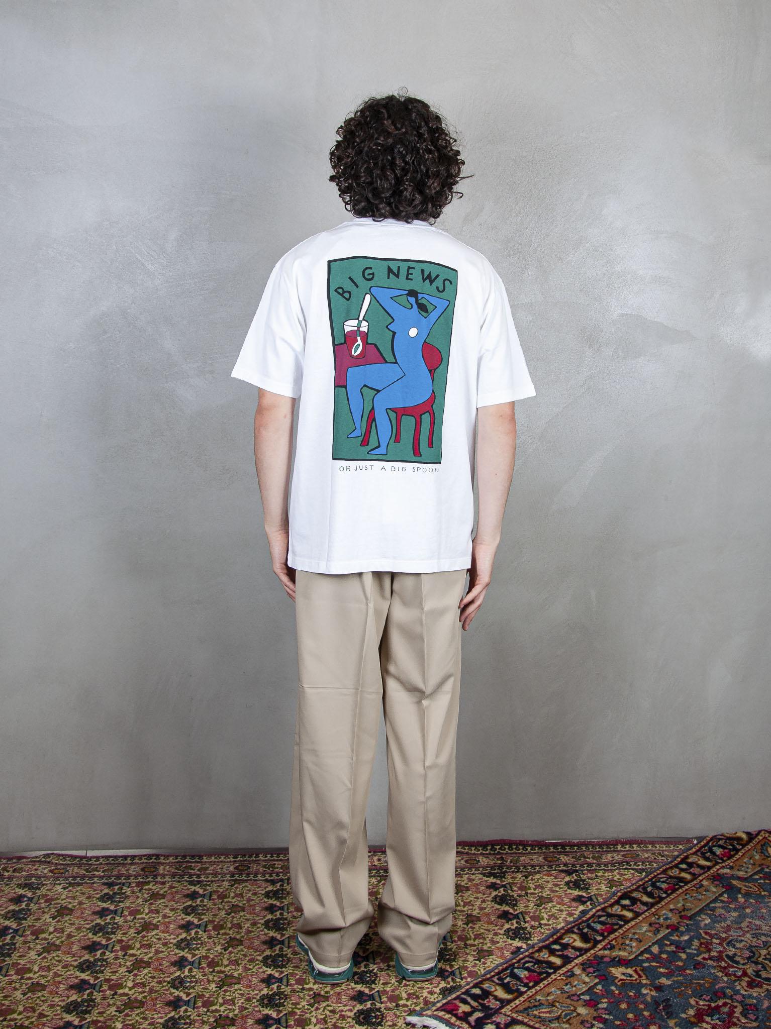 Big News T-Shirt 53200 WHITE Parra 