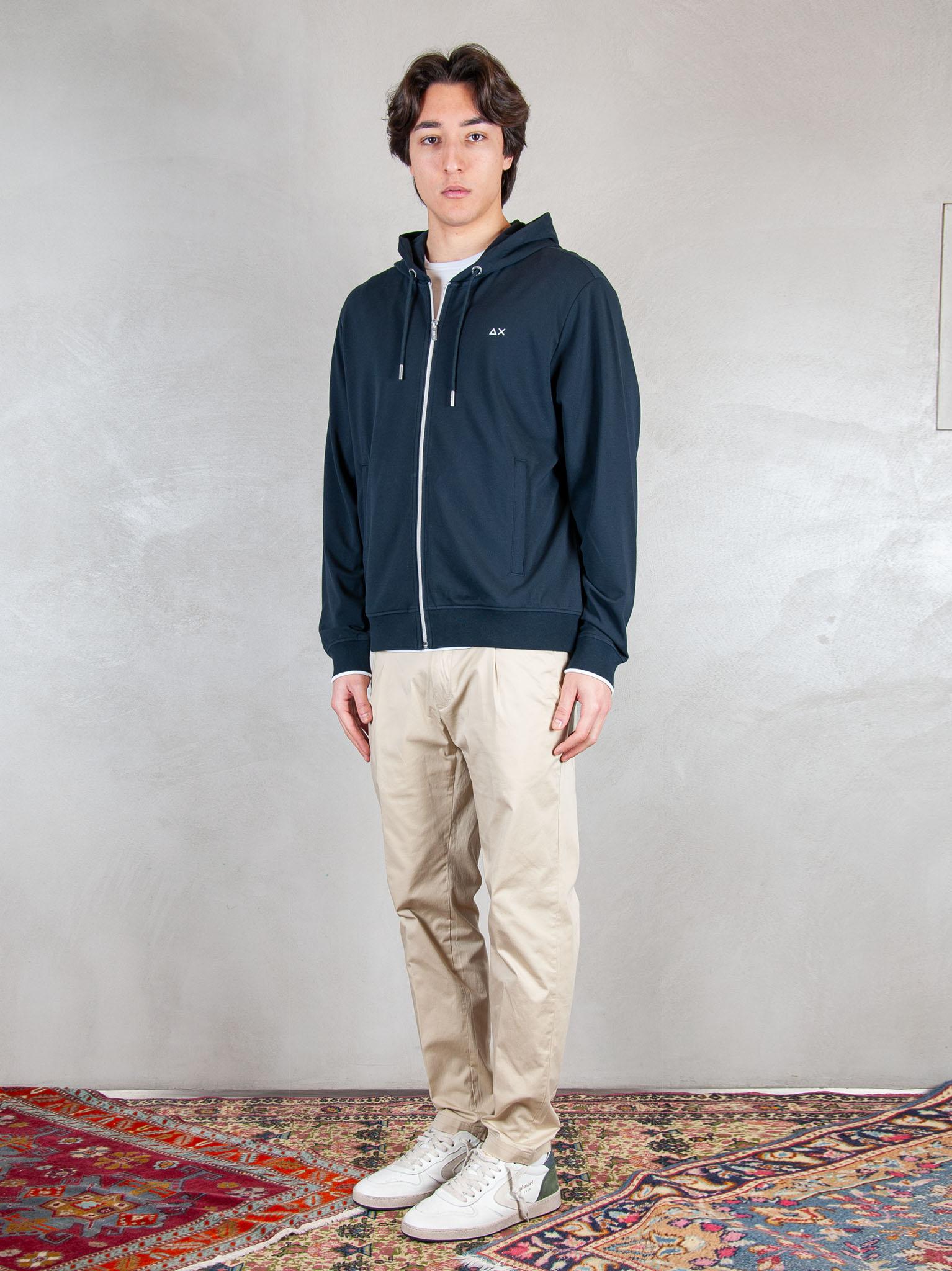 Sun68 Felpa Giubbotto Zip Piquet F36110 07 Sun68 