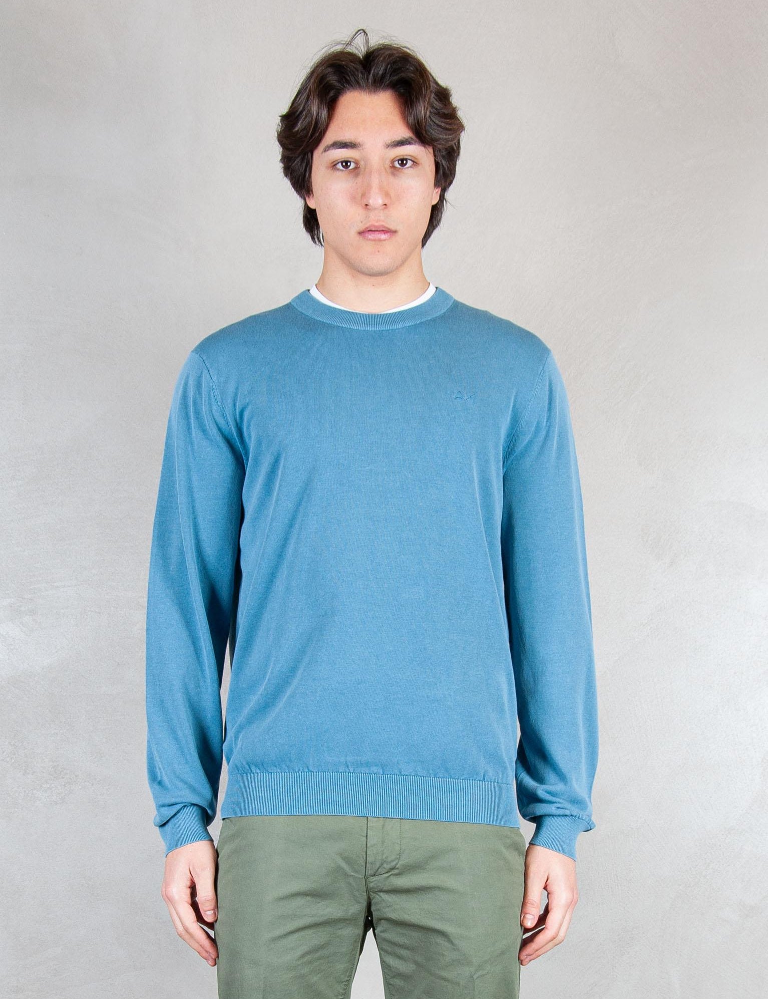 >Girocollo Stone Washed K36126 56 Sun68 