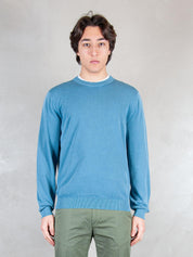 Sun68 Maglia <BR/>Girocollo Stone Washed K36126 56 Sun68 