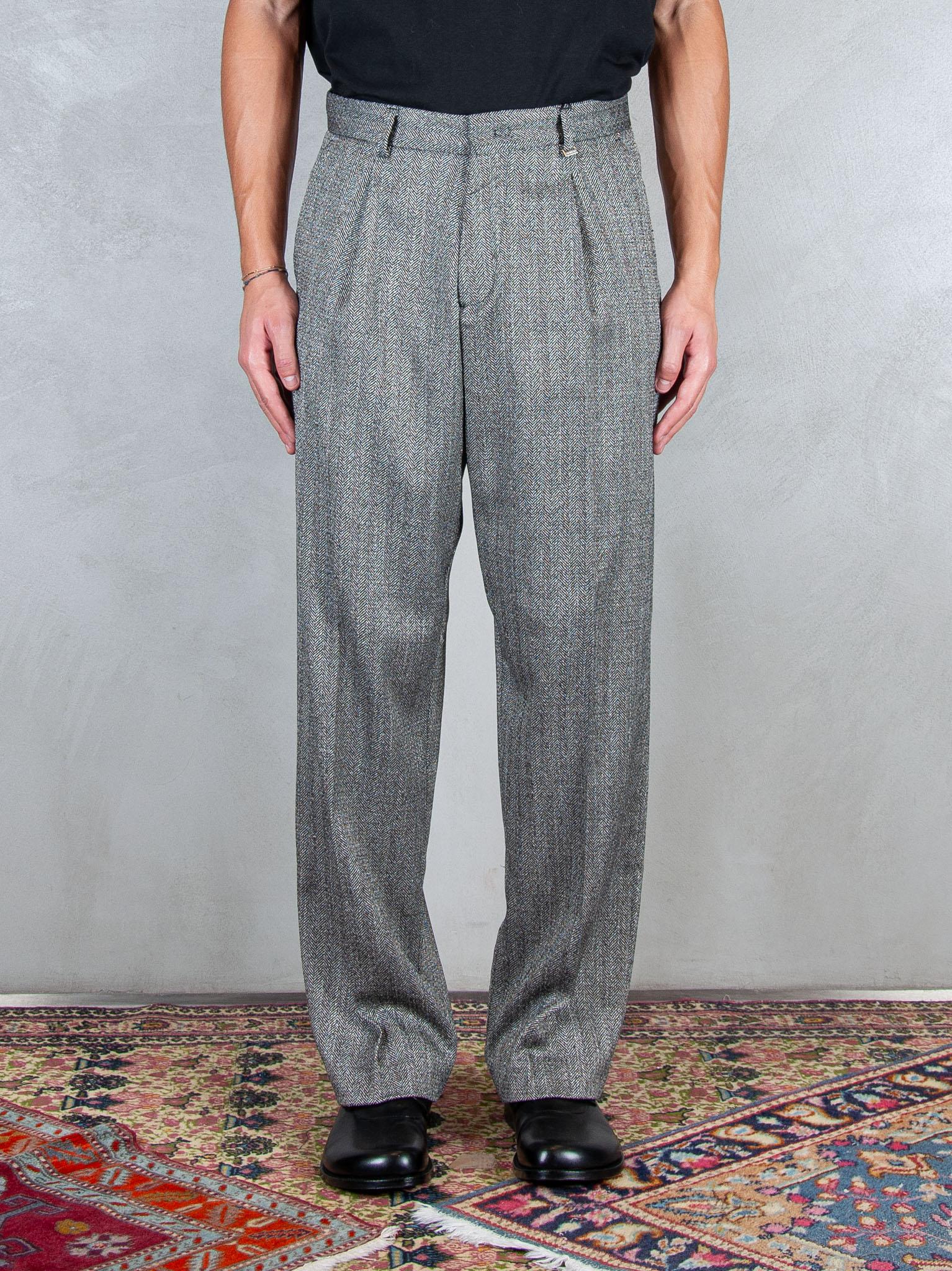 I'M Brian Pantalone 2 pinces Spigato PA3505 NERO I'm Brain 