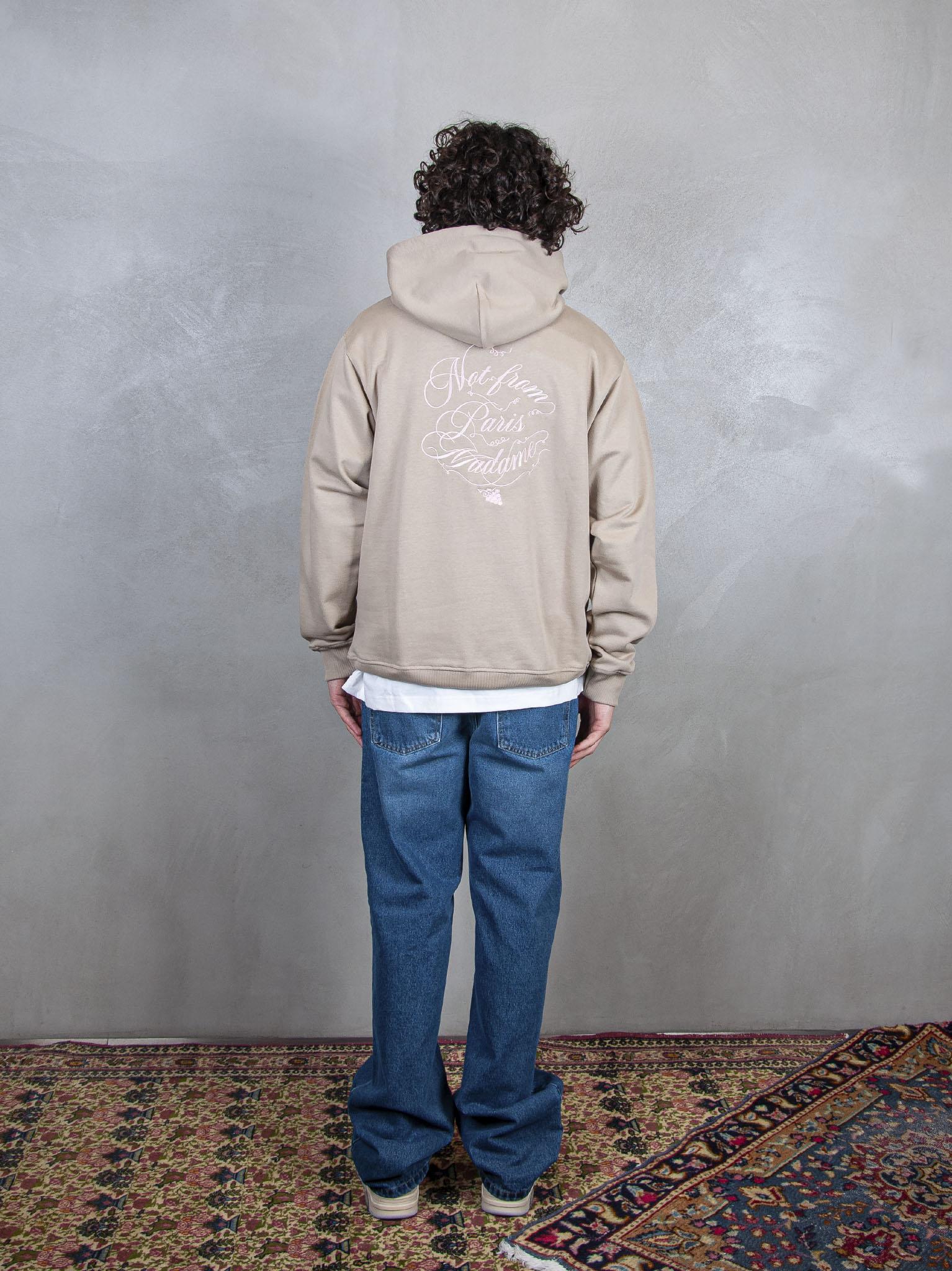 Drôle De Monsieur Felpa Le Hoodie Slogan Vignes HO175-CO127 BG Drôle De Monsieur 