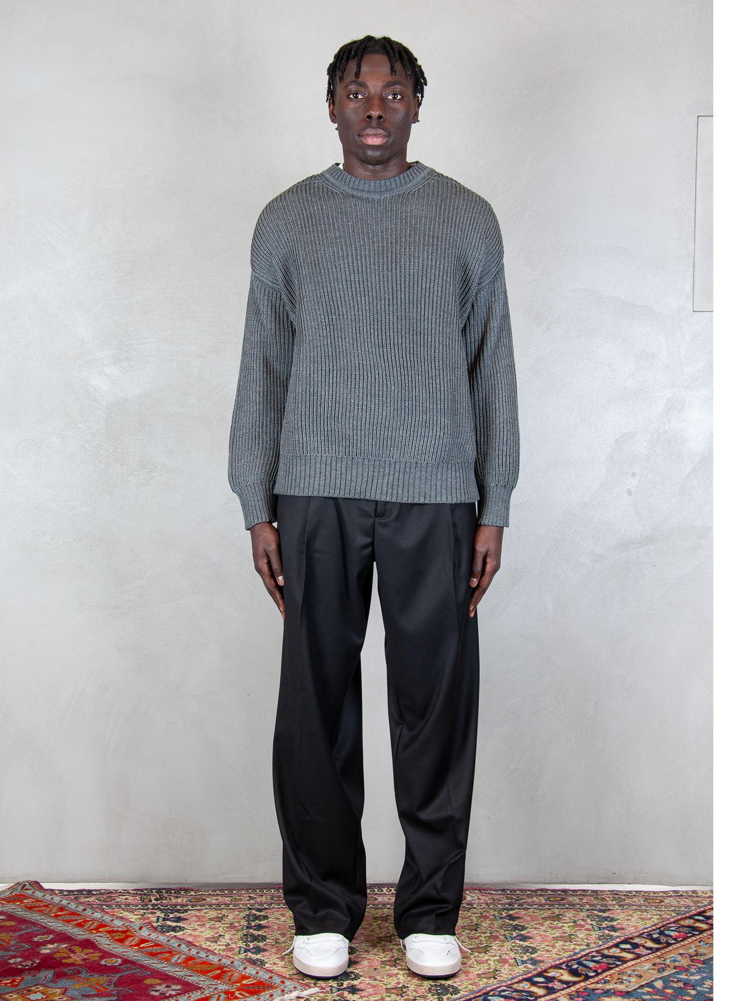 Hi Five Maglia Rib Sweater RIB SWEATER DARK GREY Hi Five 