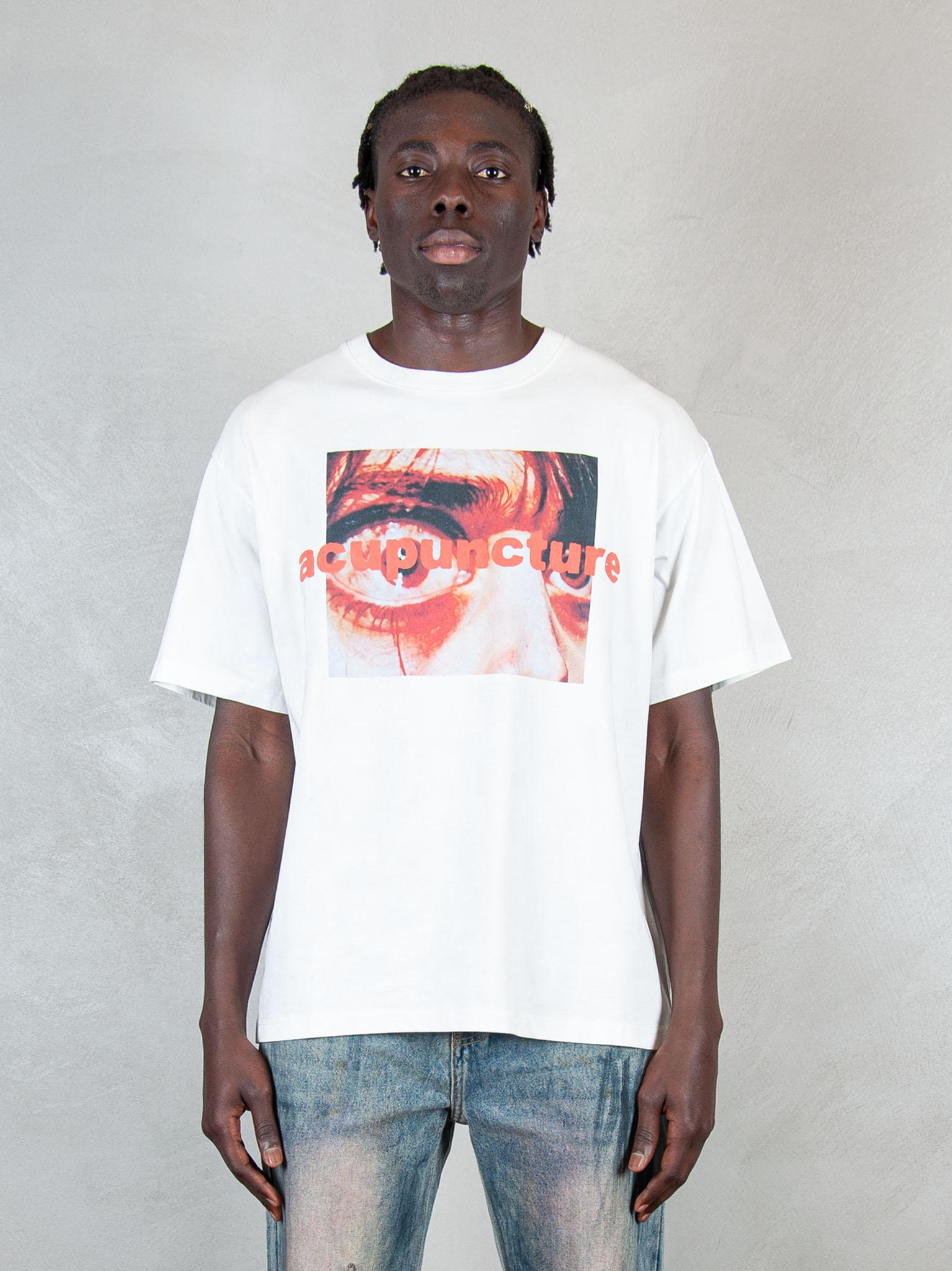 Acupuncture T-shirt Eye Cry EYE CRY EGG WHITE Acupuncture 