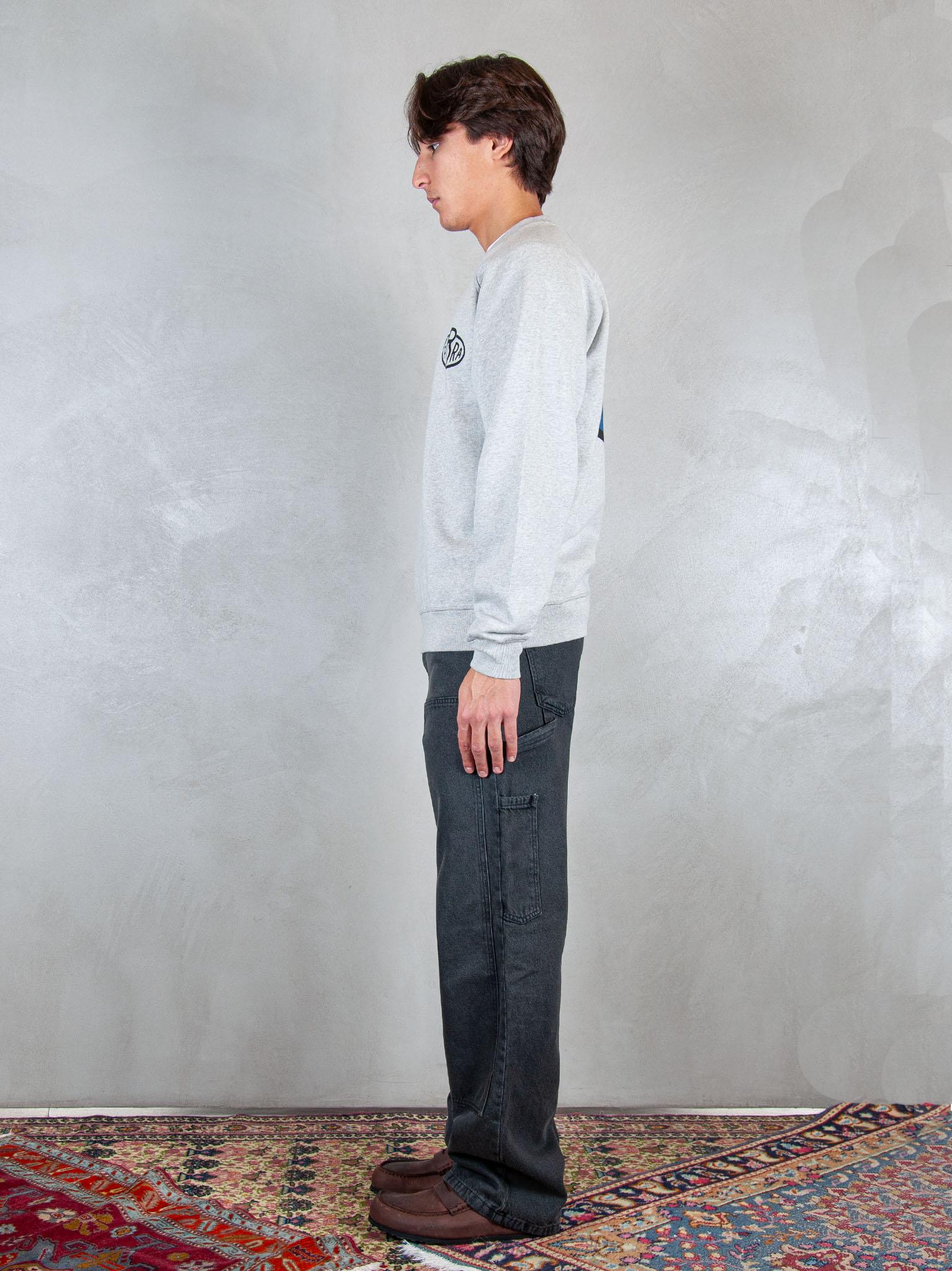 Parra Felpa Legs Logo crewneck 54242 HEATHER GREY Parra 