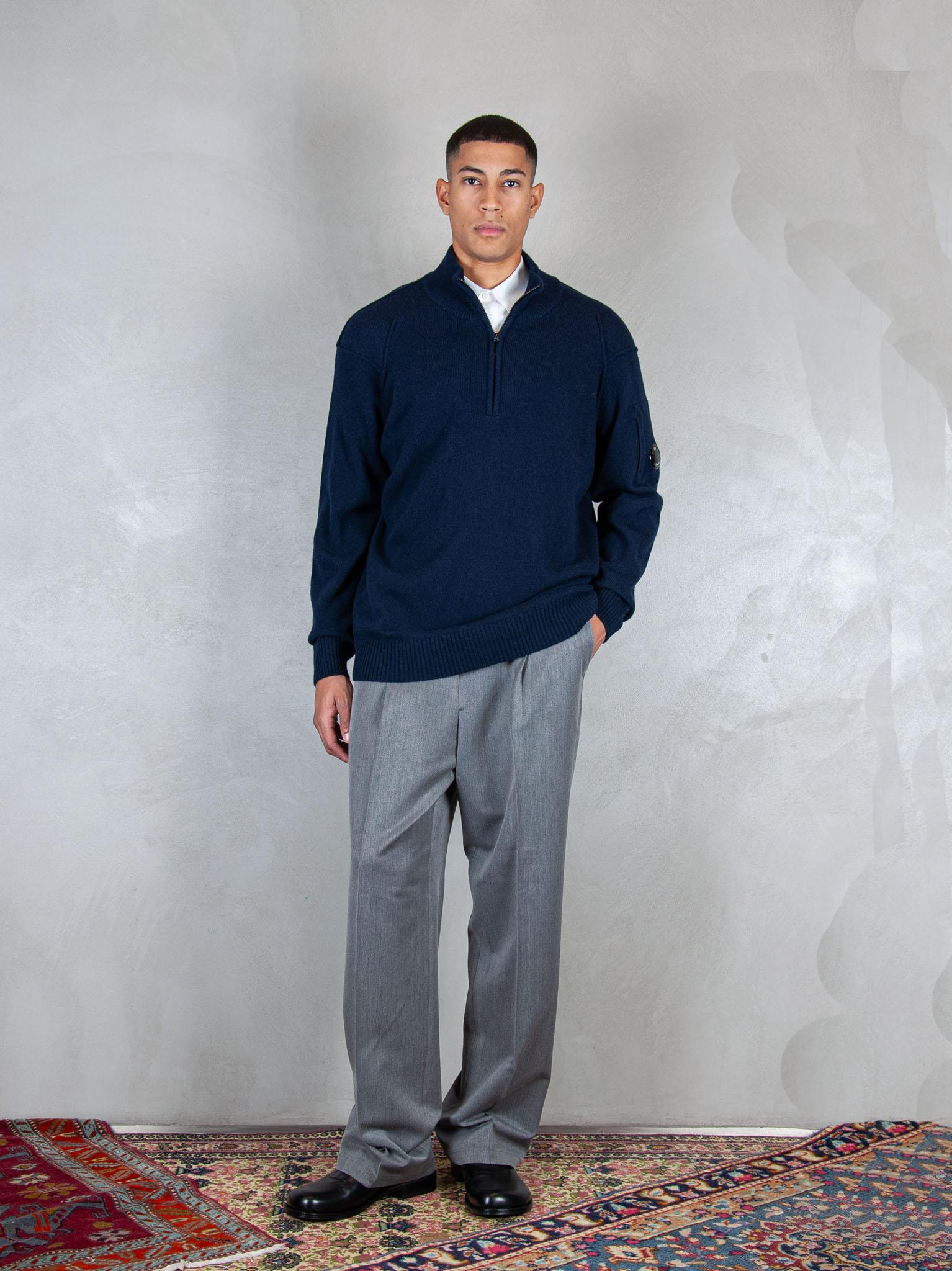 C.P. Company Maglia Lambswool half zip KN709A-110149A 888 C.P. company 