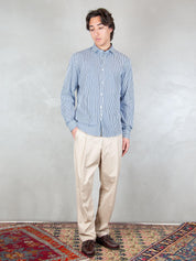 Seinse Camicia <BR/>Rigato CE1116 BLU/BIANCO Seinse 