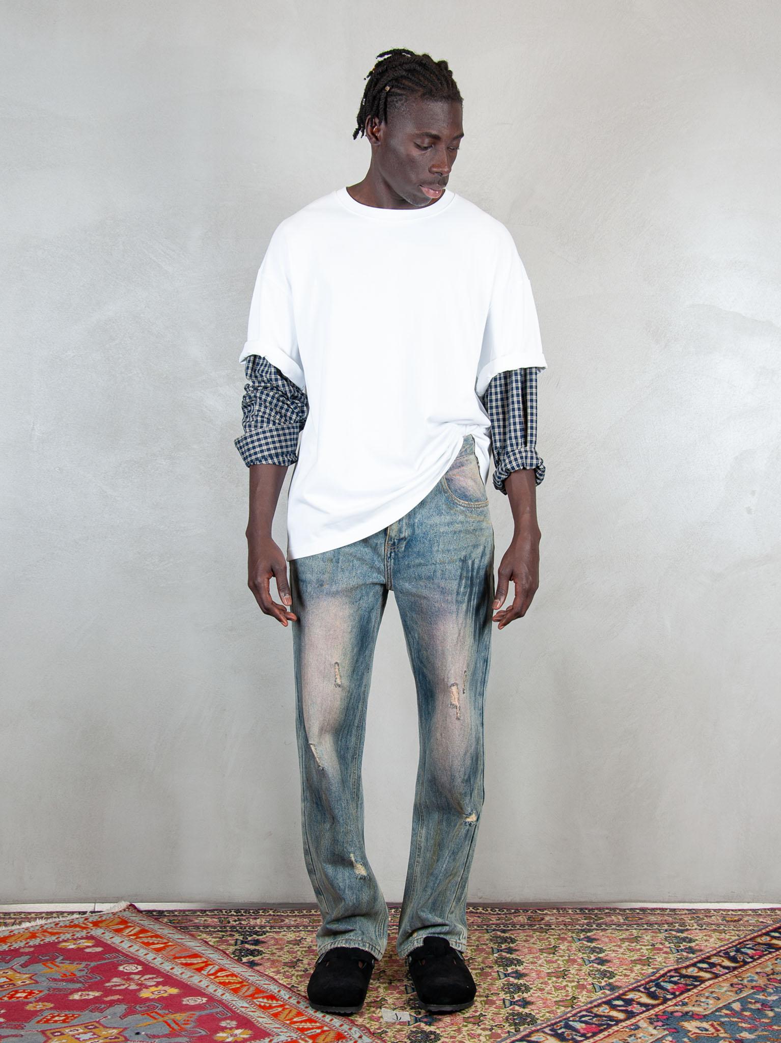 Acupuncture T-shirt Layered Long T1 LAYERED LONG T1 EGG WHITE Acupuncture 