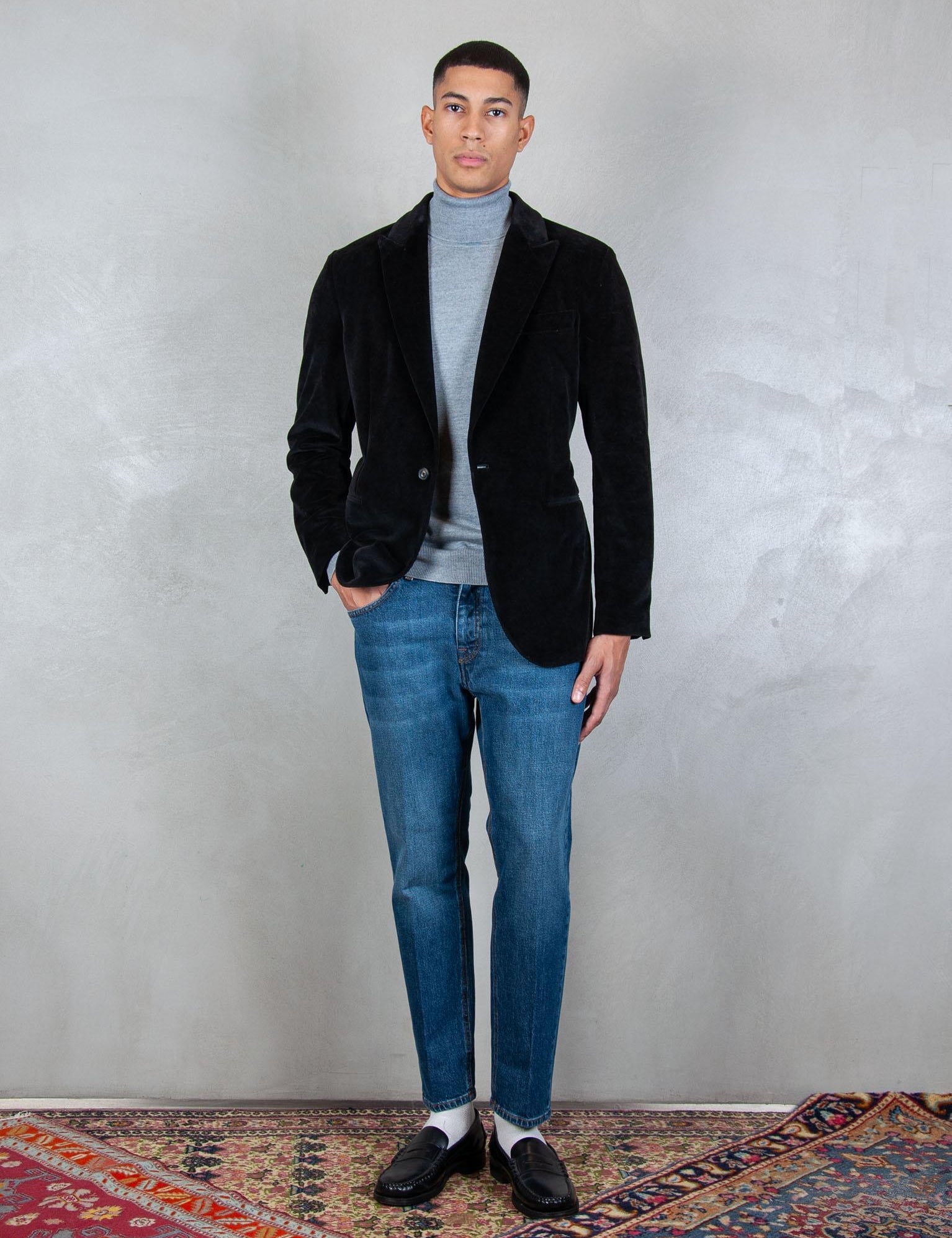 >Blazer Velluto CN4972 007 Circolo 