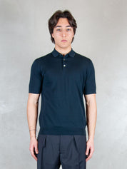 Raphael1966 Maglia <BR/>Polo Cotone Egiziano DK17037 BLU NOTTE Raphael - Dkt 