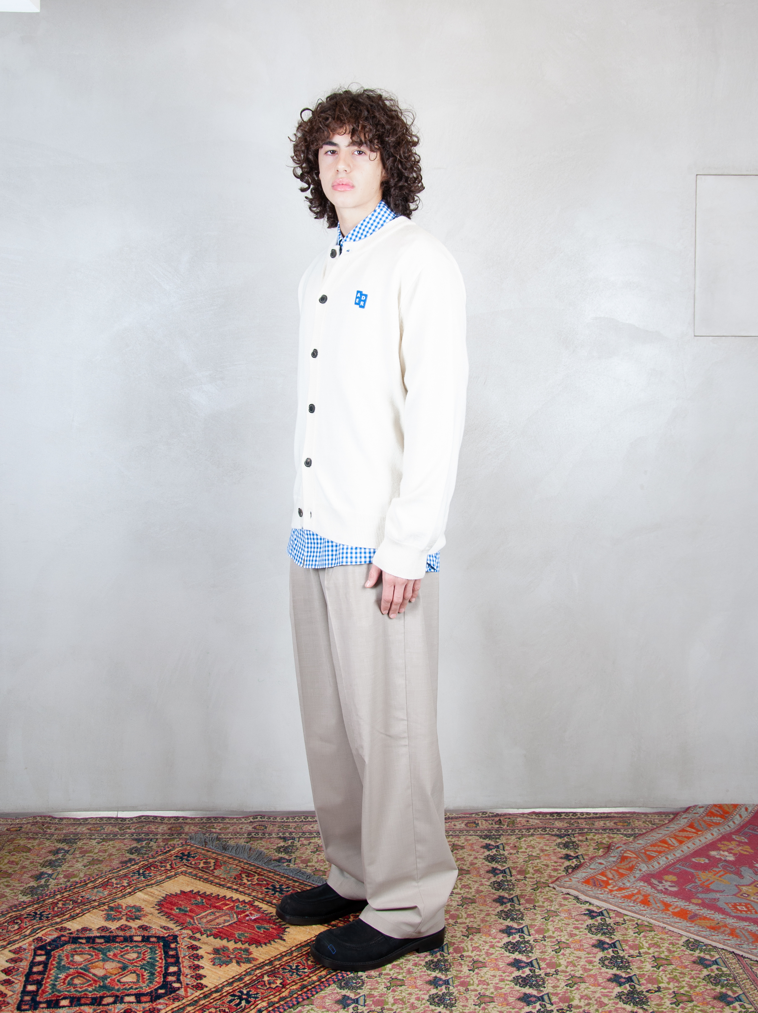 Ader Error Maglia Regular Cardigan BMSGFYKT0702 OT-OATMEAL Ader Error 