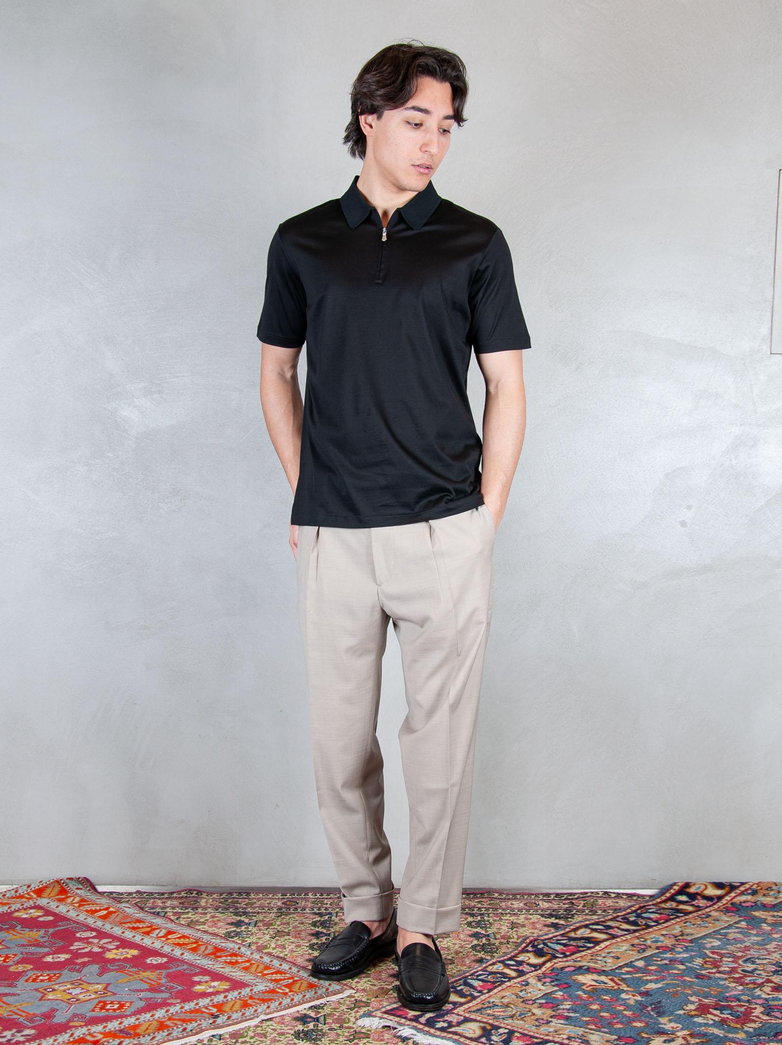 Raphael1966 Polo Zip 60113-74002 099 Raphael - Grnsas 