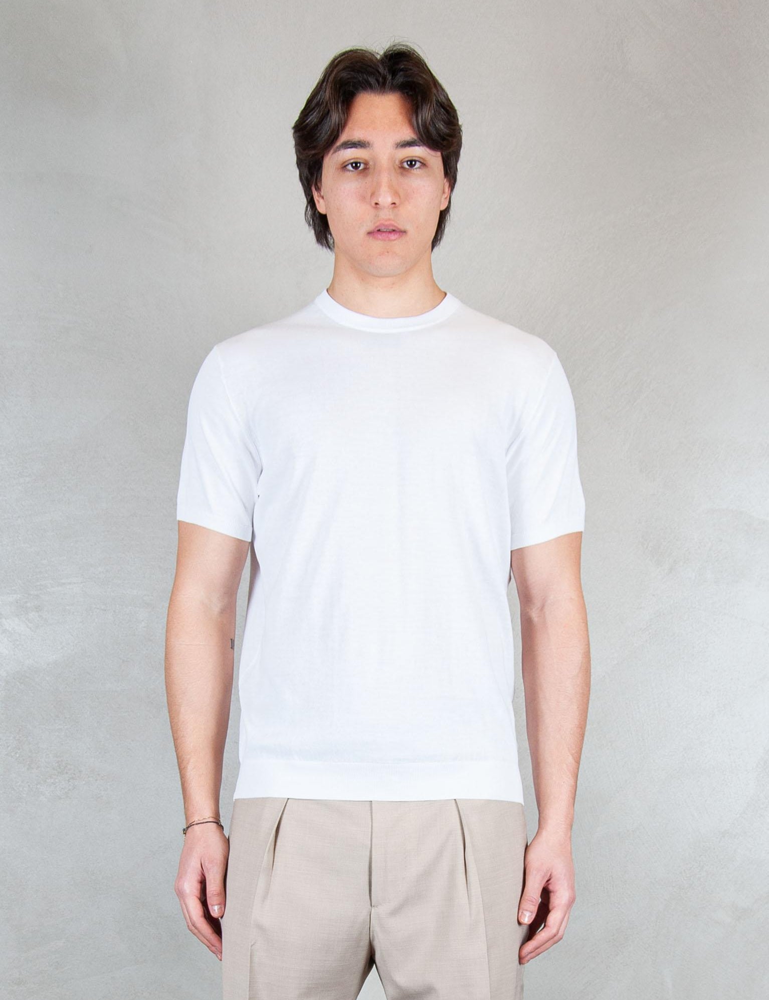 >Tshirt Cotone Crepe DK17003 BIANCO Raphael - Dkt 