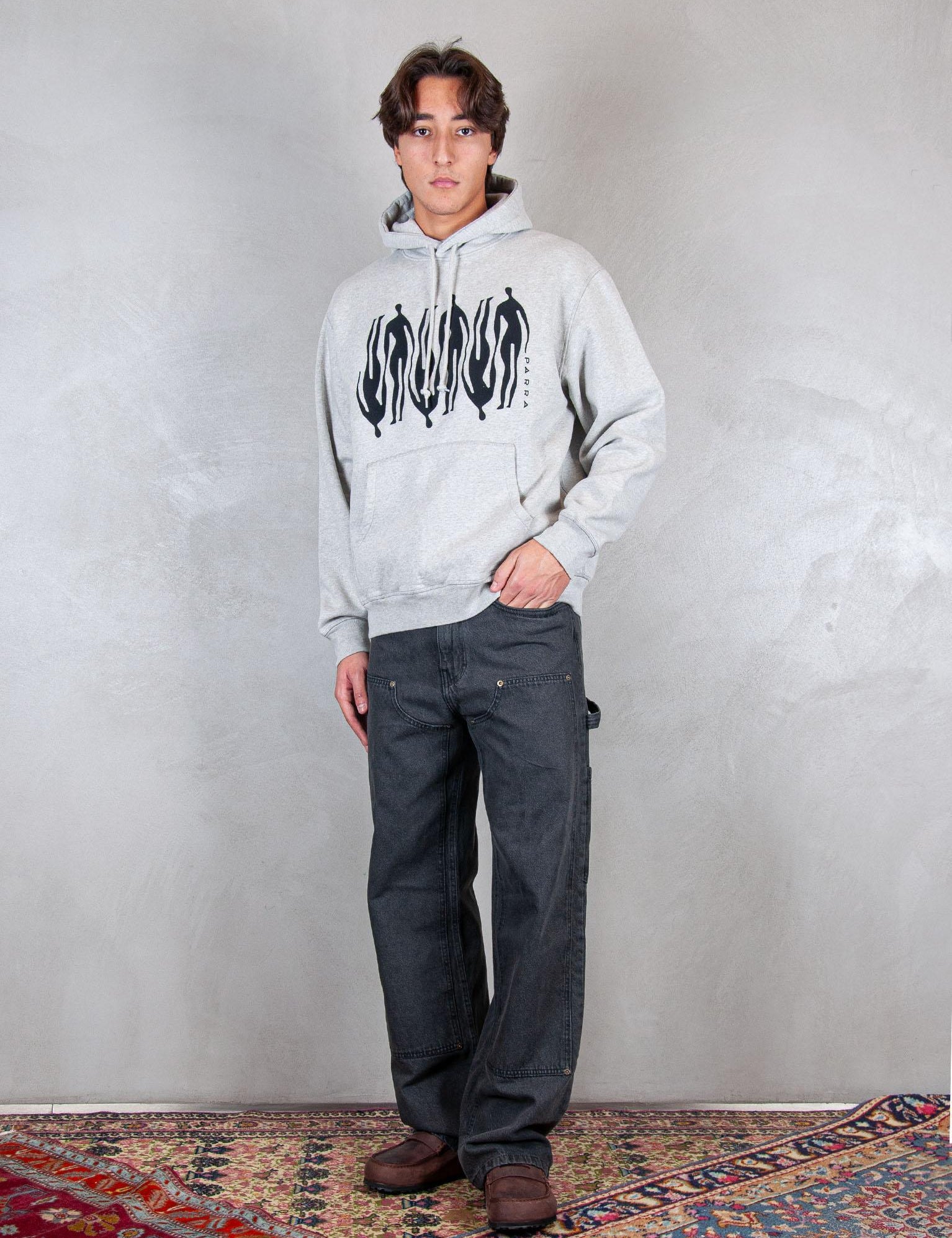 >Connected Guy hooded 54225 HEATHER GREY Parra 