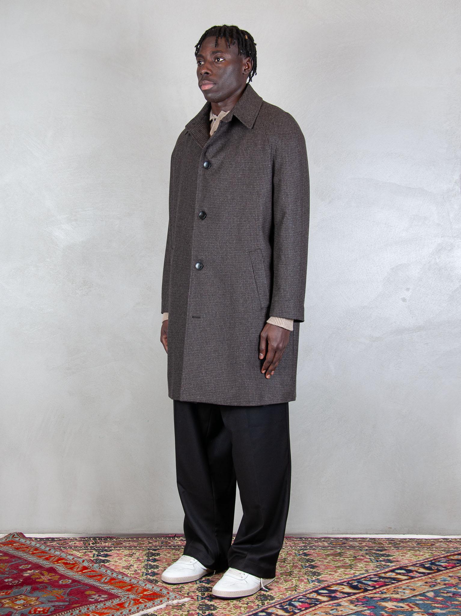 Hi Five Cappotto Somerset SOMERSET PIED POULE-MARRONE Hi Five 