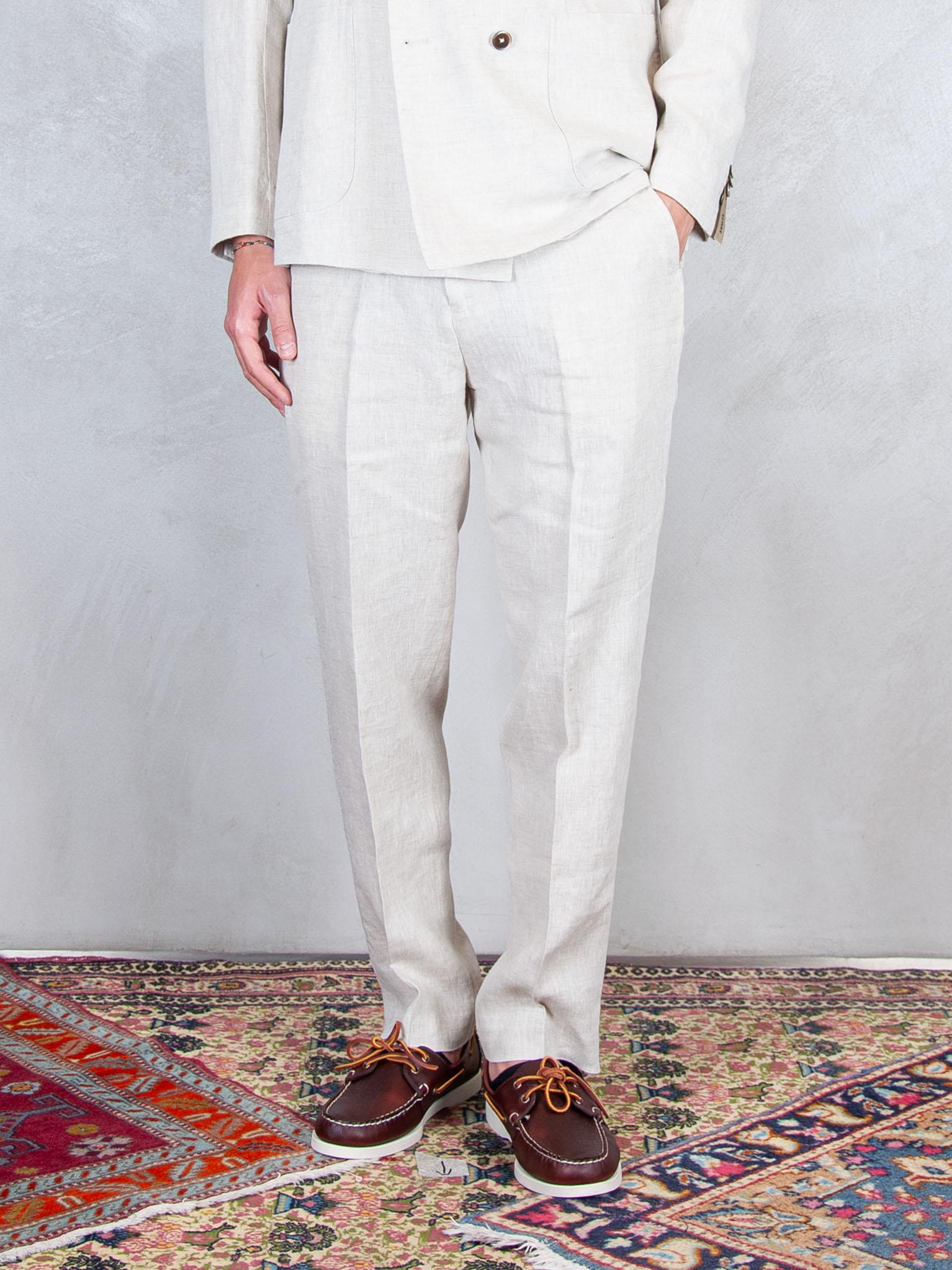 Seinse Pantaloni Lino PSE1523 BEIGE Seinse 