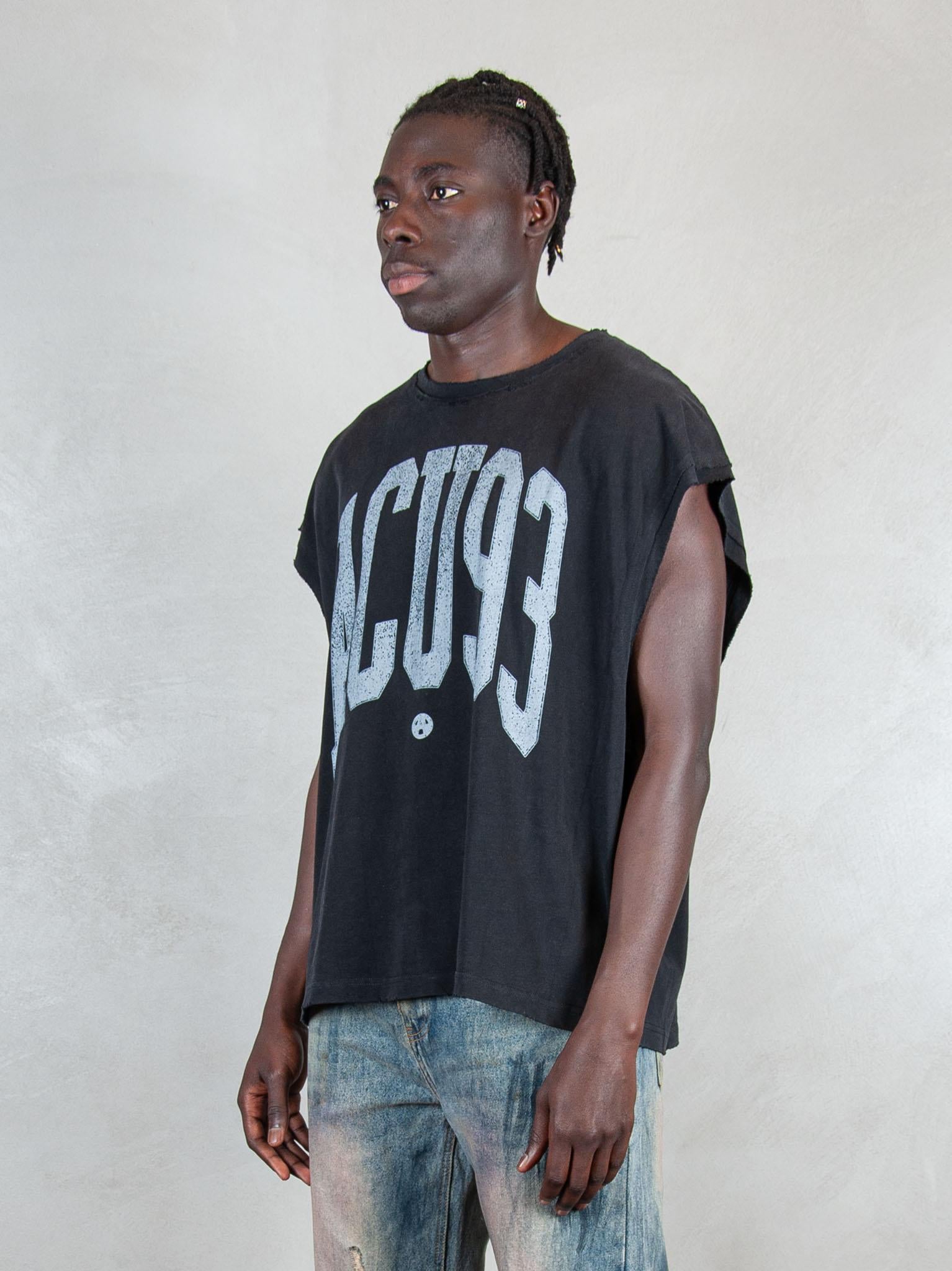 Acupuncture T-shirt Touch Down TOUCH DOWN WASHED BLACK Acupuncture 