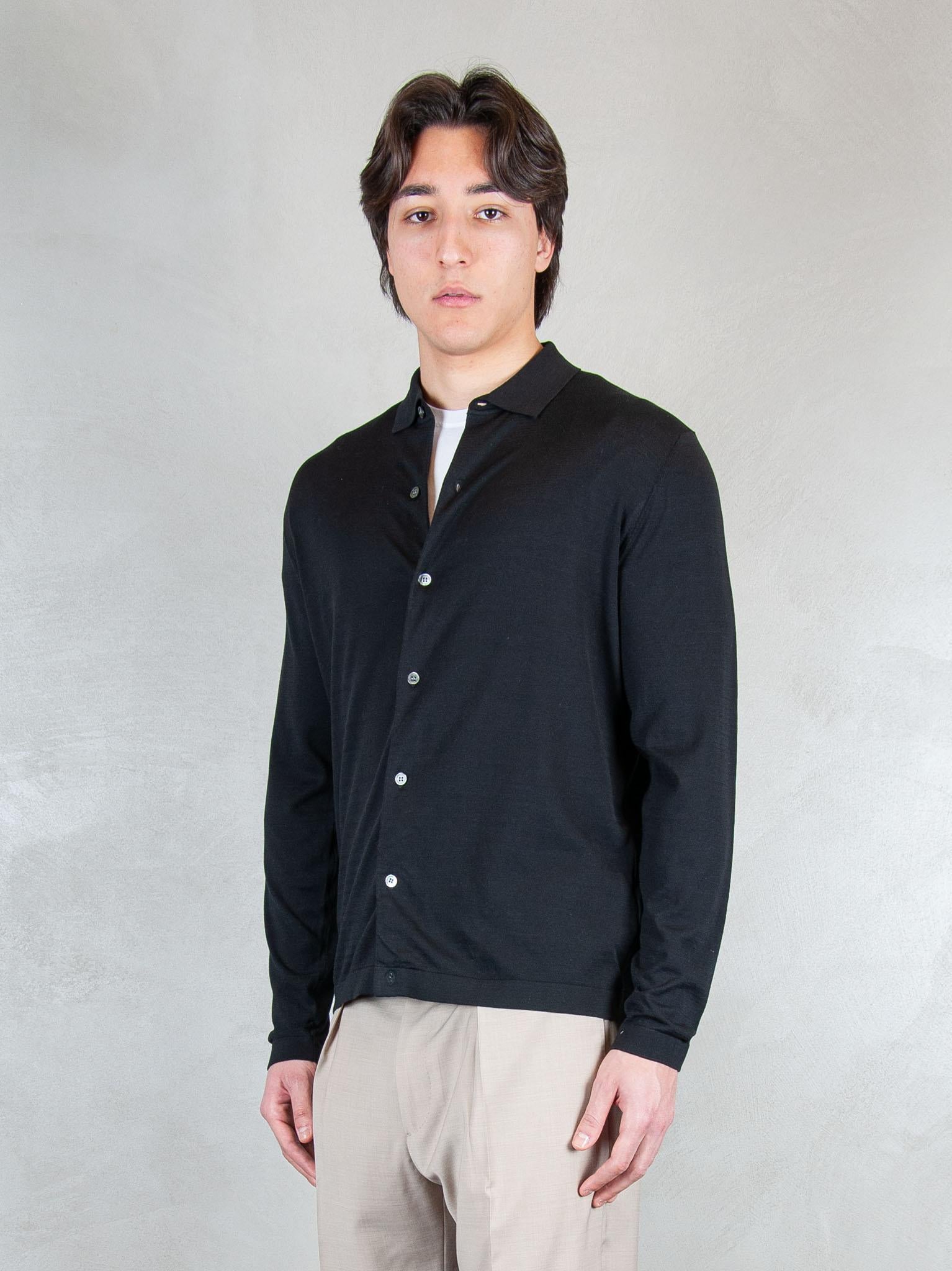 Raphael1966 Maglia Camicia Cotone Egiziano DK17039 NERO Raphael - Dkt 