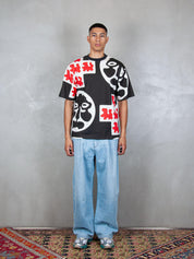 TTT T-Shirt <BR/>Cross Head tee 13TS006 BLACK TTT 