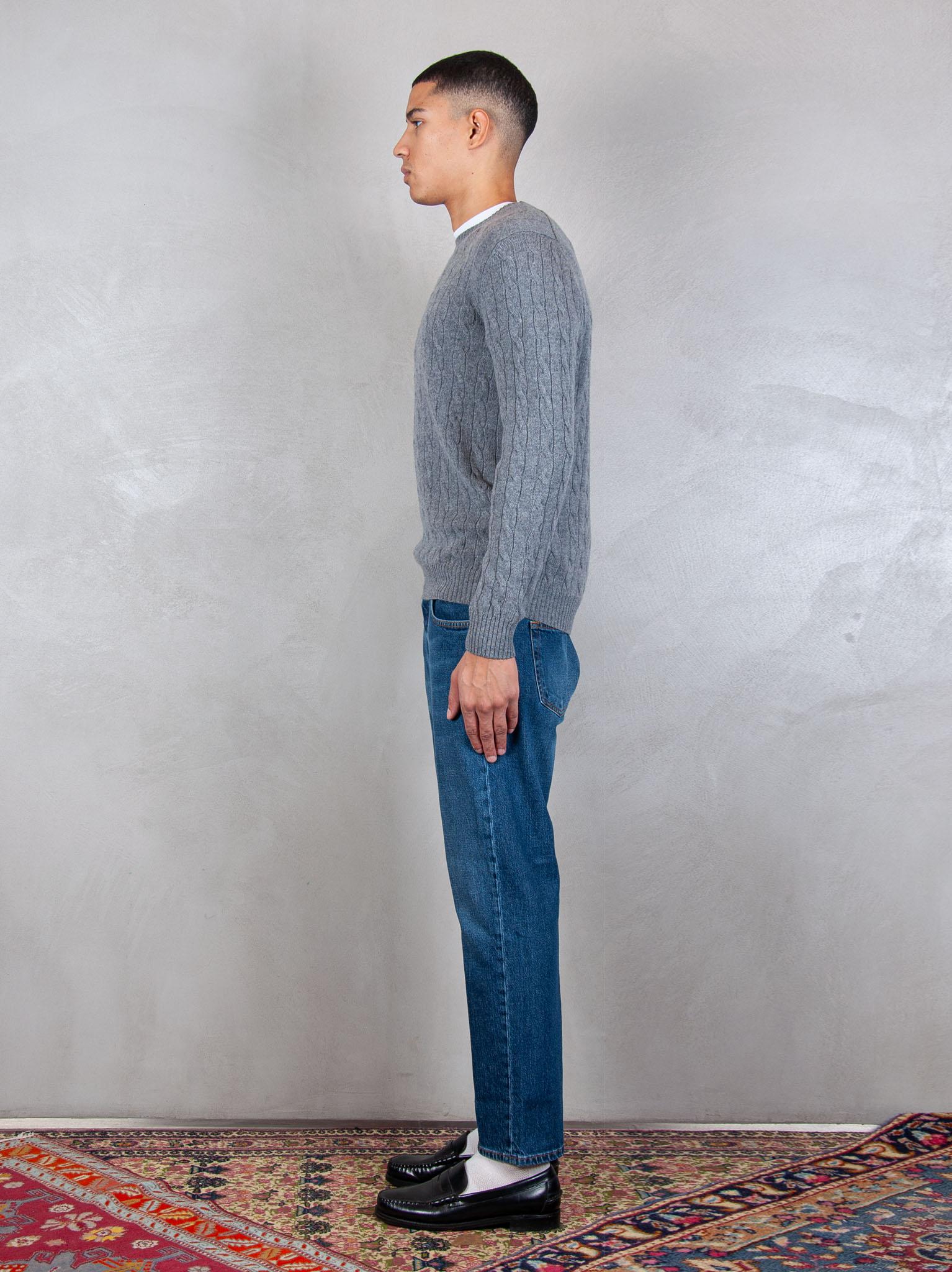 Luigi Gentile Maglia Girocollo Treccia LG1202 04 Luigi Gentile 