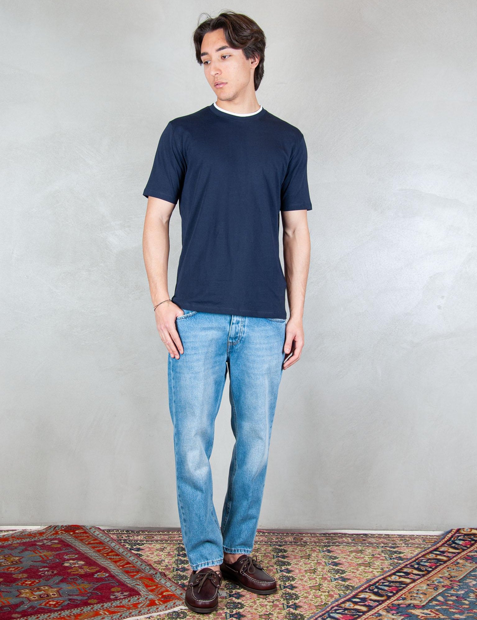 >Doppio Collo TE3215 BLUE NAVY Seinse 
