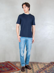 Seinse Tshirt <BR/>Doppio Collo TE3215 BLUE NAVY Seinse 