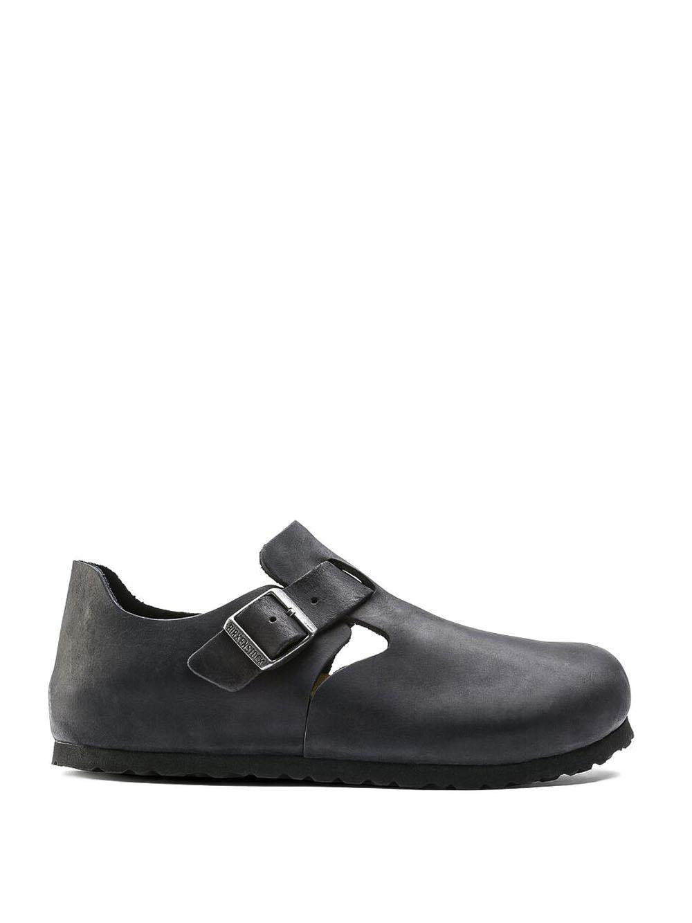 Birkenstock London LONDON OILED LTHR-BLACK Birkenstock 