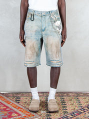Acupuncture Bermuda  <BR/>Ocean Front Shorts OCEAN FRONT SHORTS DENIM BLUE Acupuncture 
