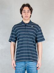 K-Way Polo  <BR/>Vic millerighe yarn dyed piquè K2145GW ALC K-Way 