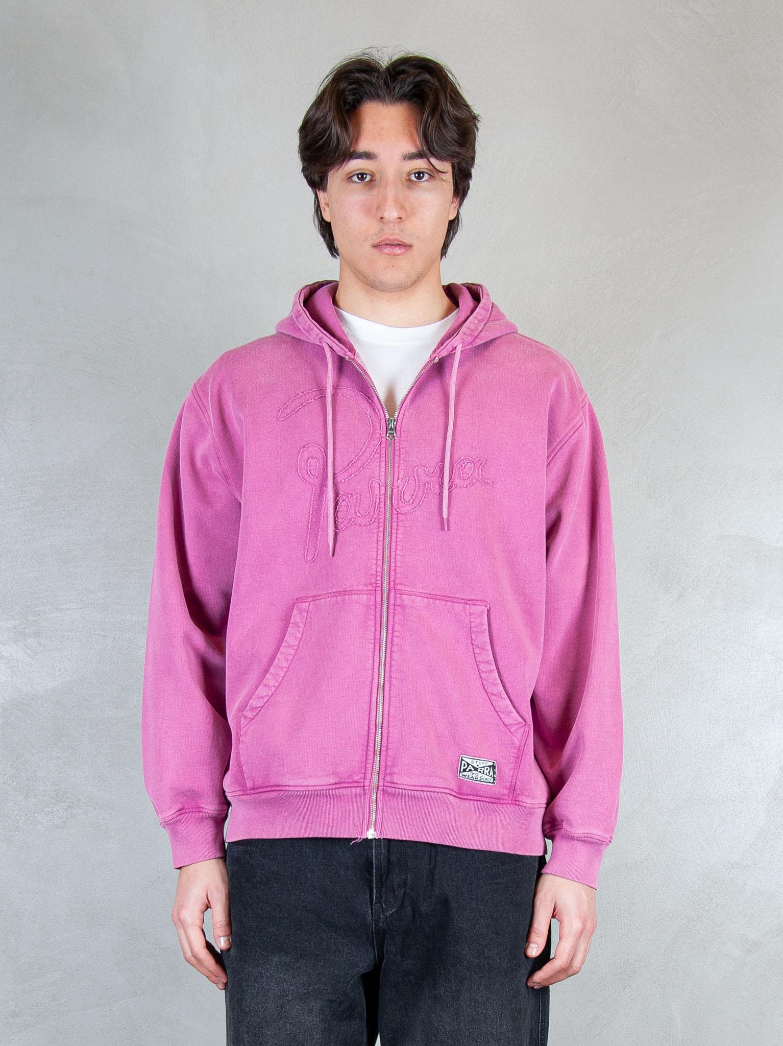 Parra Felpa Not Fade Away zip hooded 55116 TRYIAN PURPLE Parra 