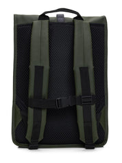 Rains zaino <BR/>Rolltop Rucksack ROLLTOP RCKSCK GREEN Rains 
