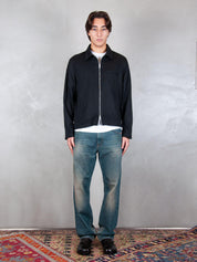 I'M Brian <BR/>Overshirt zip GIU3472 NERO I'm Brain 