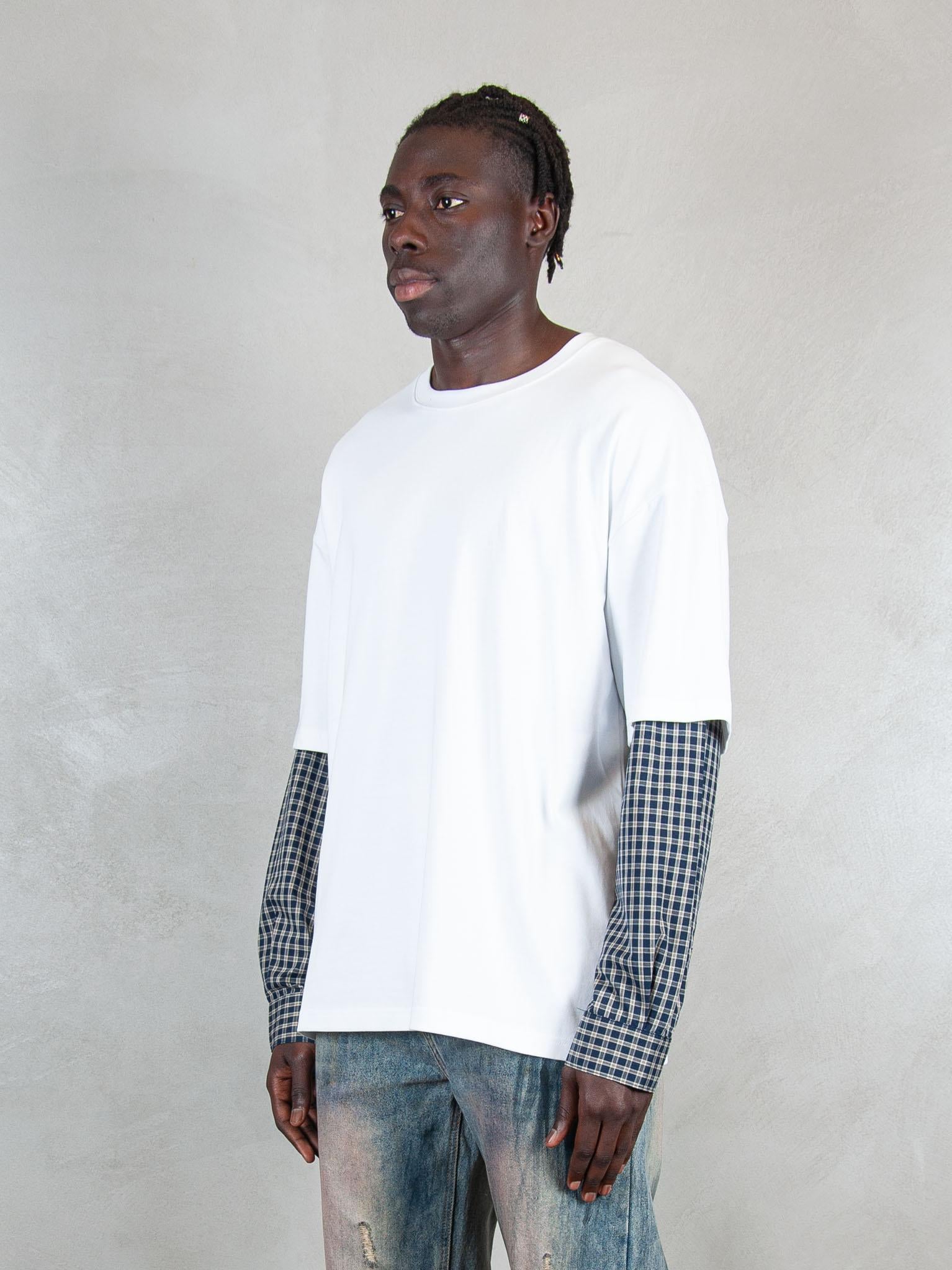 Acupuncture T-shirt Layered Long T1 LAYERED LONG T1 EGG WHITE Acupuncture 