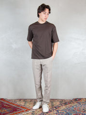 Raphael1966 Tshirt <BR/>Basic Cotone Pima DK17106 MORO Raphael - Dkt 