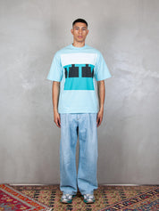 TTT T-Shirt <BR/>Block Logo 13TS008 BLUE TTT 