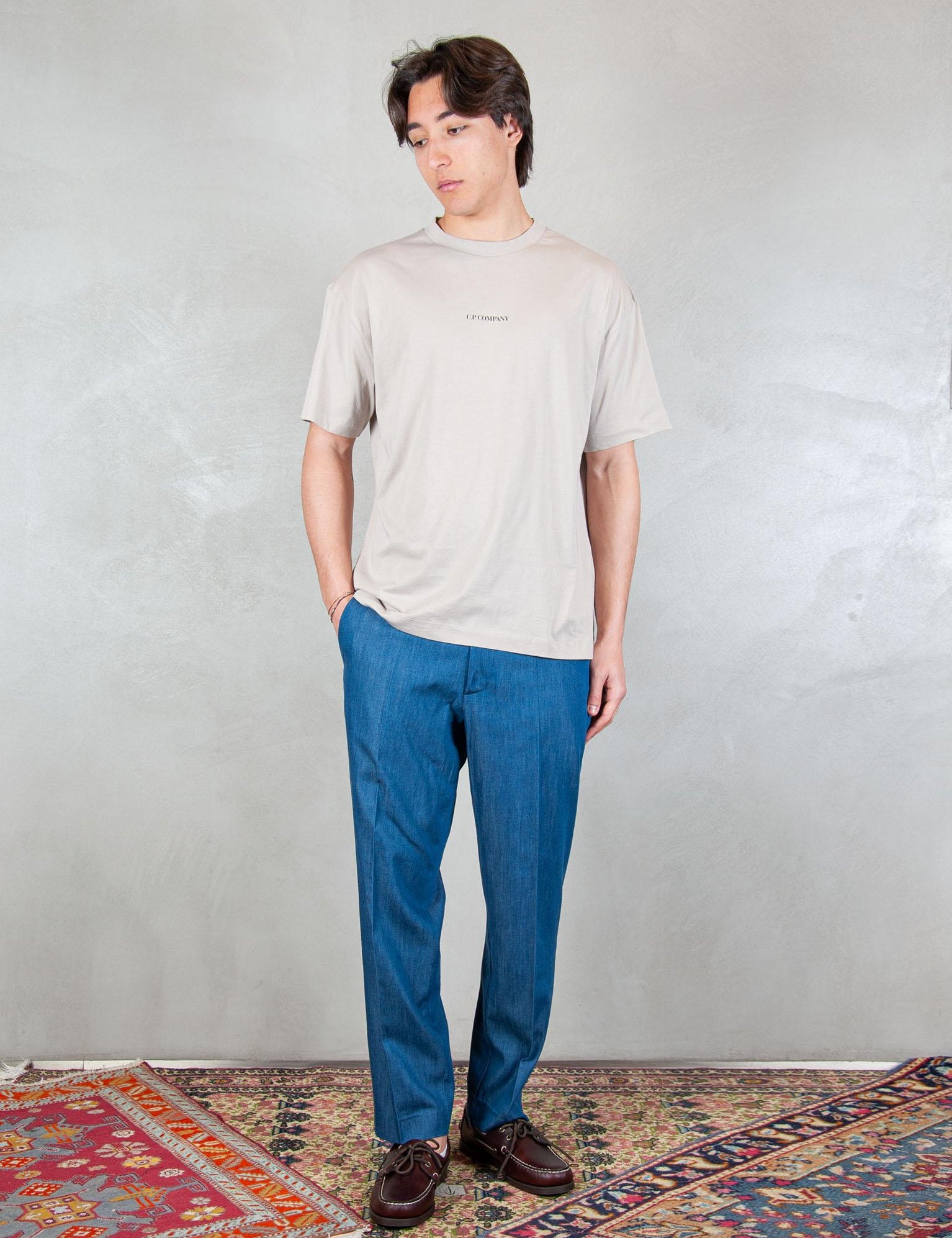 >Logo Crew TS087A-005100W 904 C.P. company 