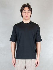 Raphael1966 Tshirt <BR/>Basic Cotone Pima DK17106 NERO Raphael - Dkt 